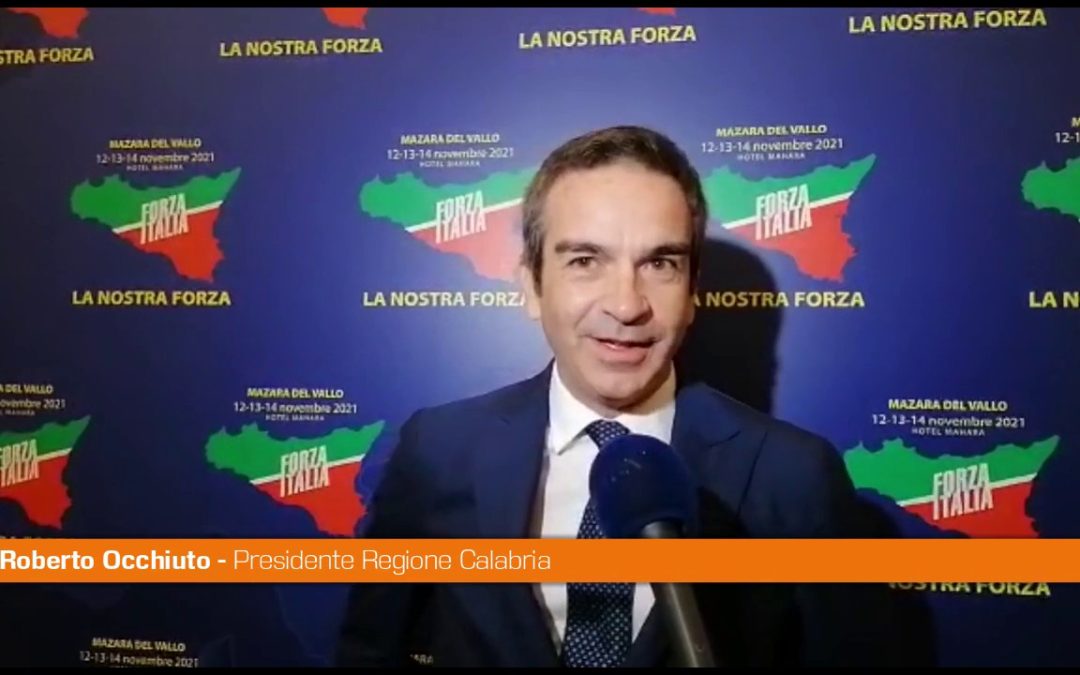 Occhiuto “Spazio politico enorme per Forza Italia”