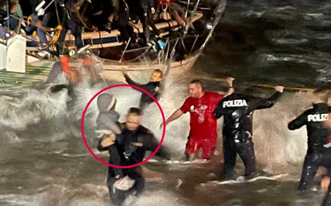 L'immagine principale del salvataggio