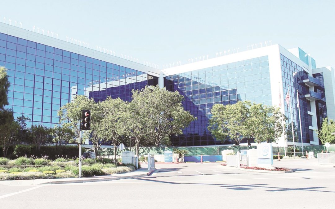 Il quartier generale di Intel a Santa Clara in California