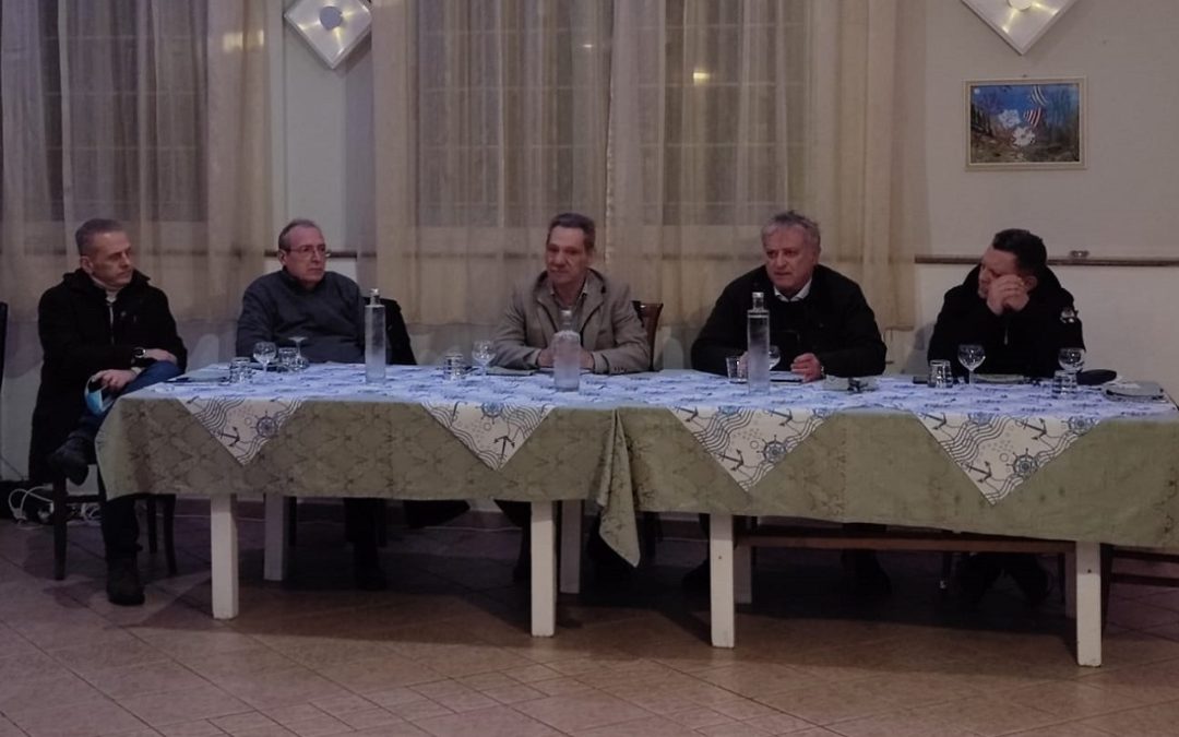I relatori: Caglioti, Ciccone, Borselli e Andreacchi