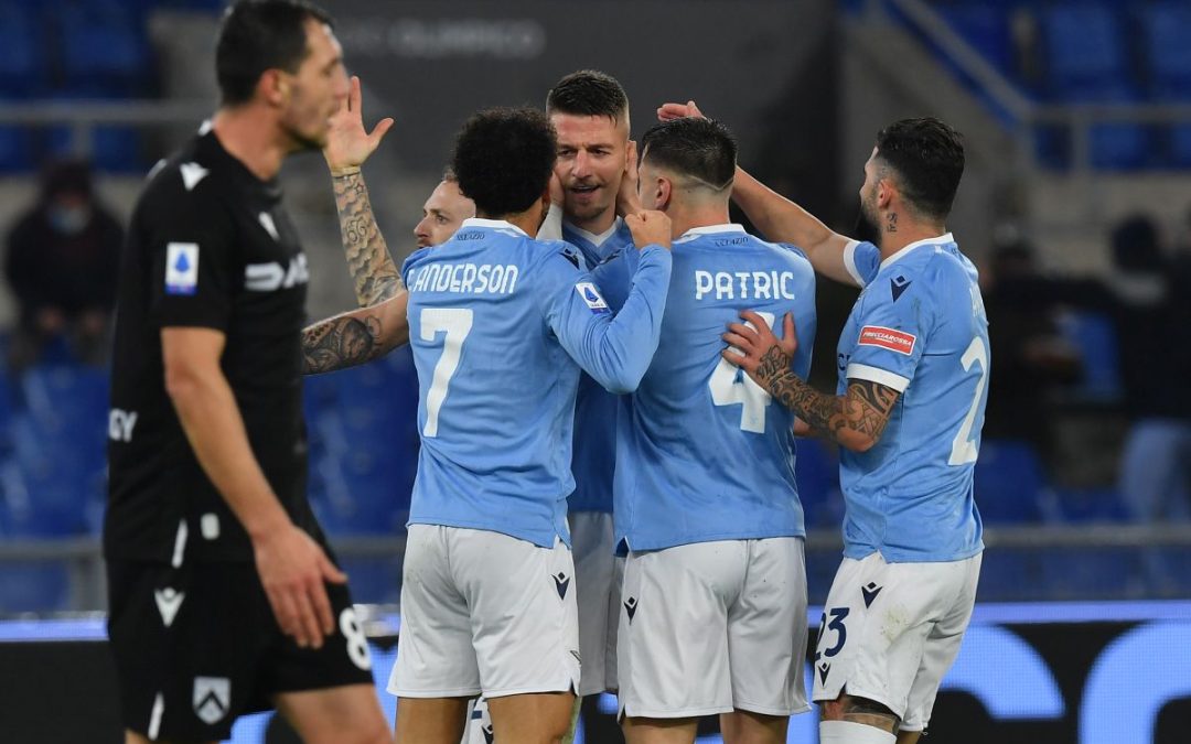 Otto reti all’Olimpico, Lazio-Udinese 4-4