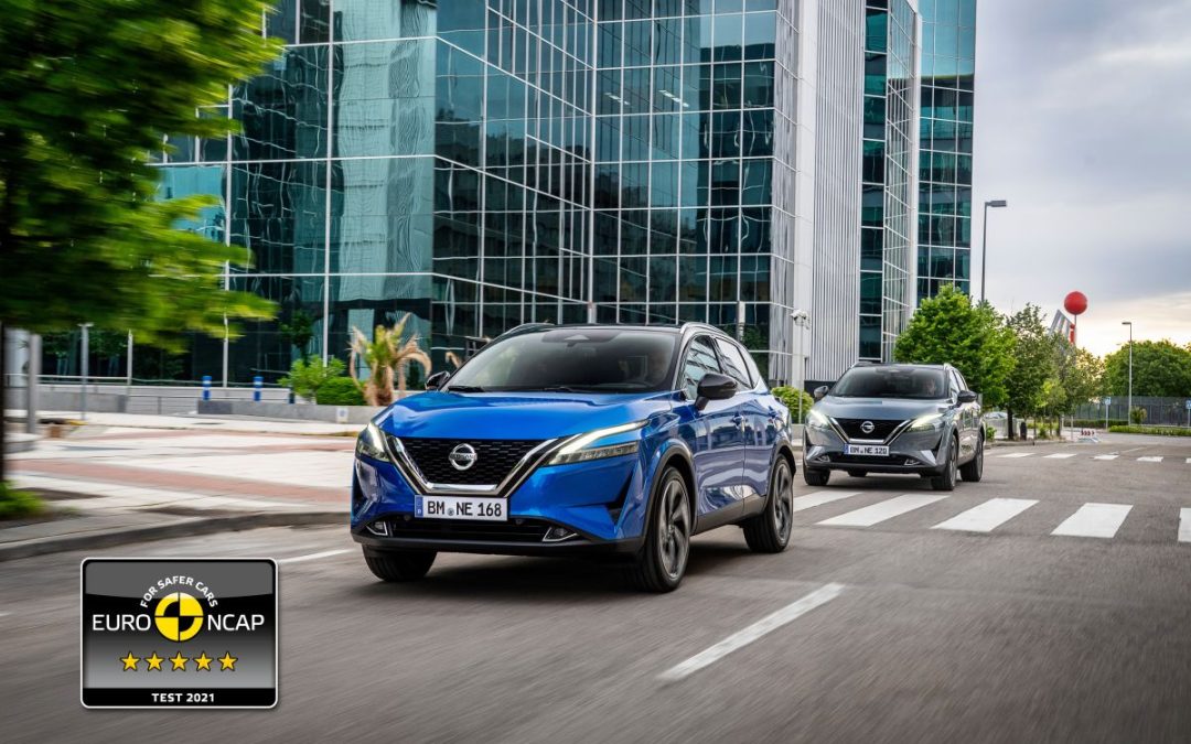 Cinque stelle Euro Ncap 2021 per il nuovo Nissan Qashqai