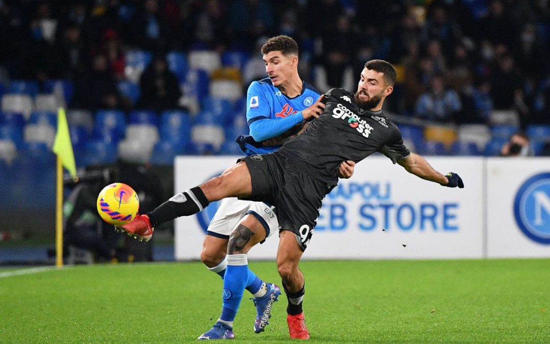 Empoli espugna Napoli, azzurri scivolano al quarto posto