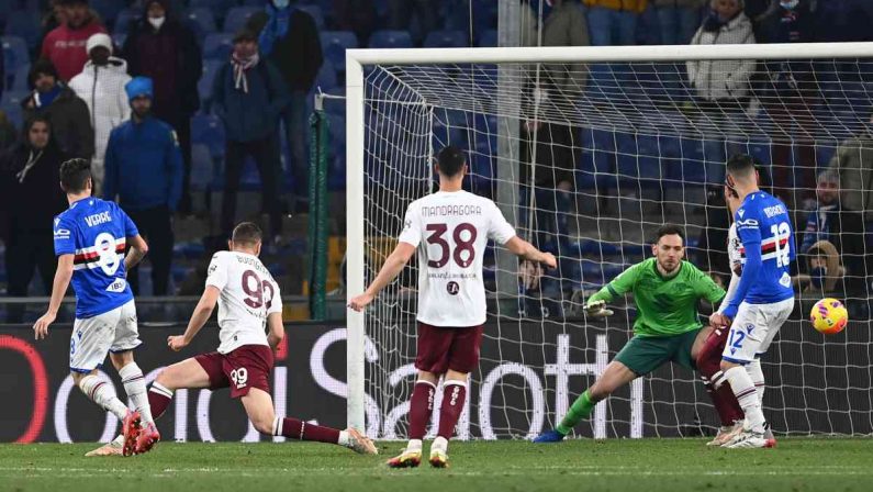Torino ko, Samp agli ottavi di Coppa Italia: ora la Juve