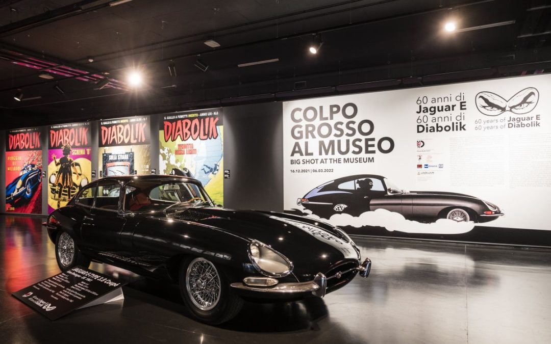 Alla Mole e al Mauto di Torino l’omaggio a Diabolik e alla Jaguar E-Type