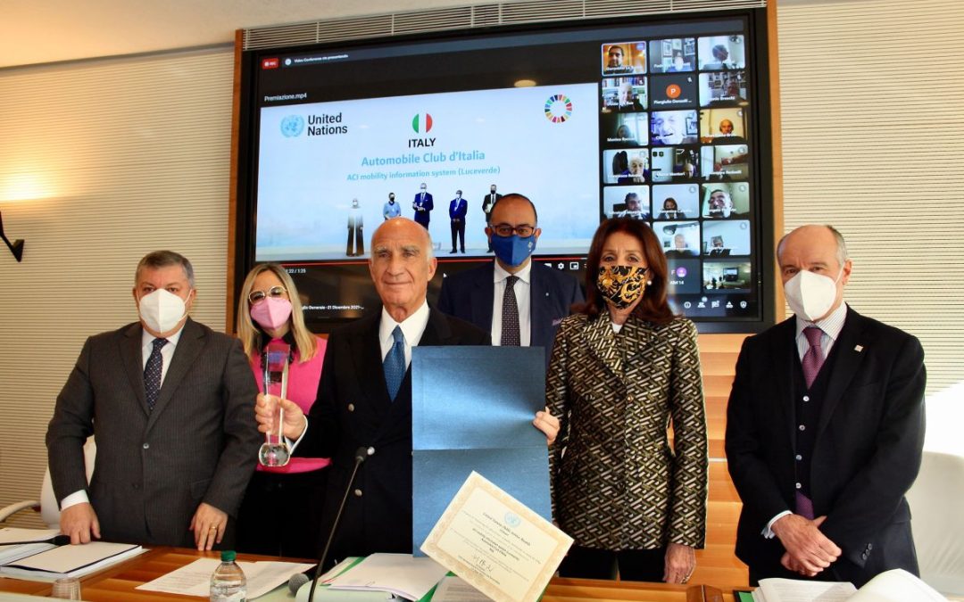 Aci, riconoscimento dell’Onu per Luceverde