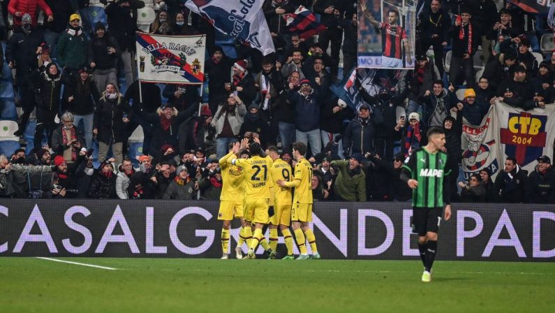 Derby emiliano al Bologna, Sassuolo piegato 3-0