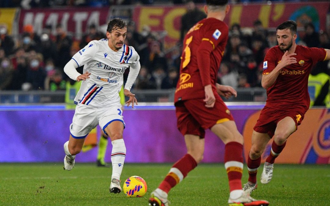 La Roma non supera la Samp, 1-1 all’Olimpico