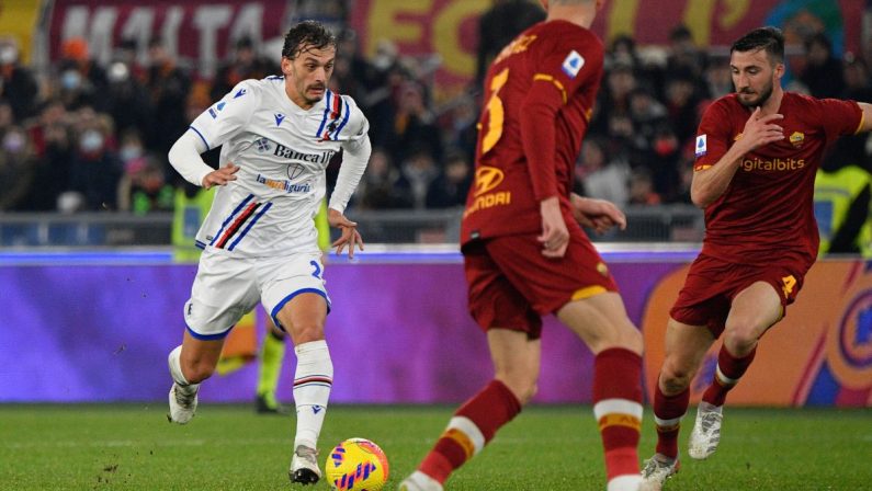 La Roma non supera la Samp, 1-1 all’Olimpico