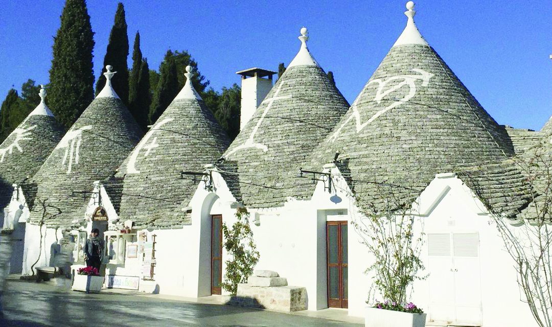 I caratteristici trulli di Alberobello