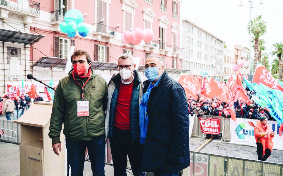 È il giorno dello sciopero generale, Bari tra le 5 piazze nazionali