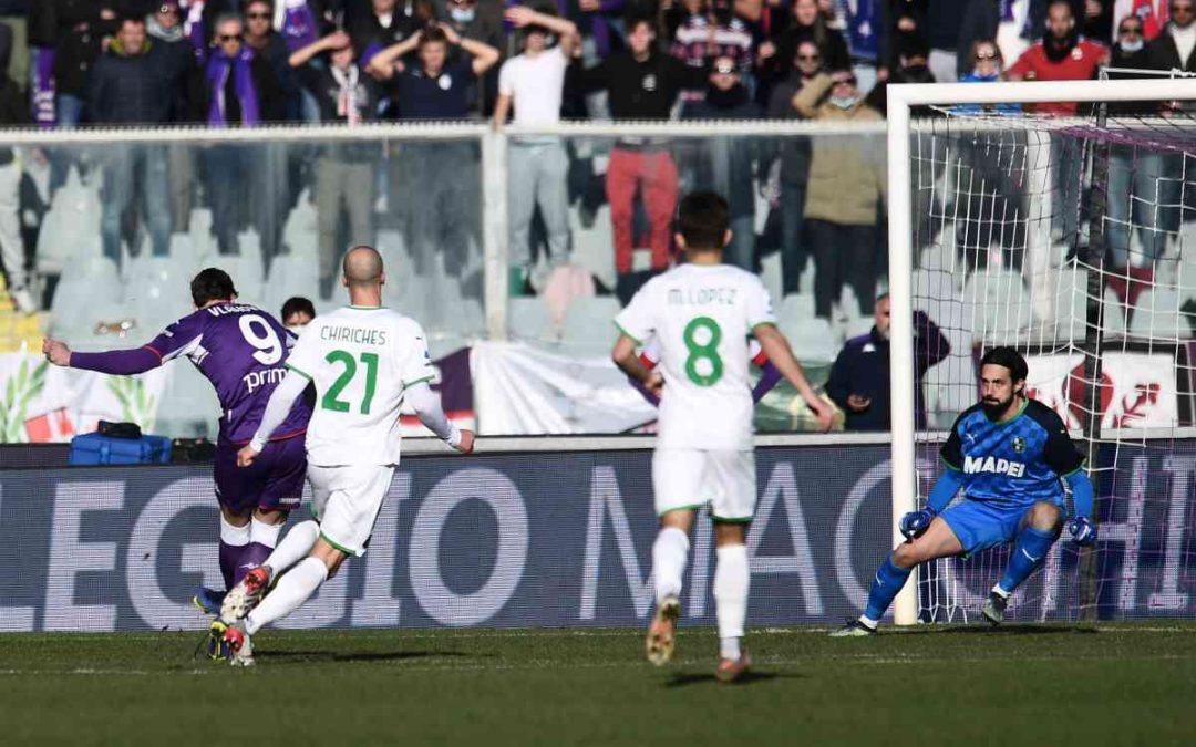 La Fiorentina rimonta il Sassuolo, al “Franchi” finisce 2-2