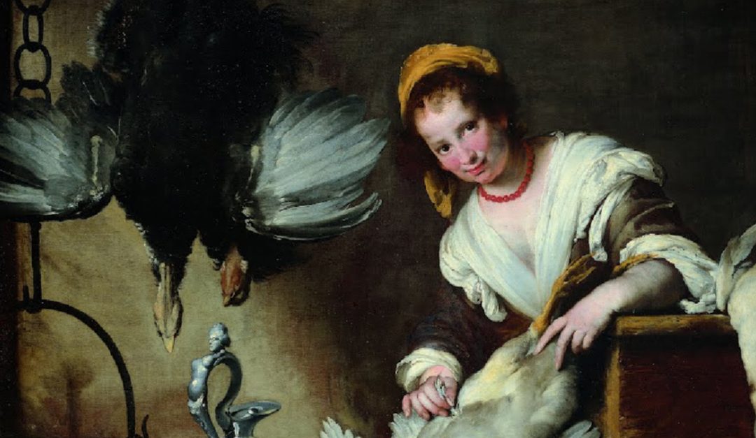 La Cuoca di Bernardo Strozzi (particolare)
