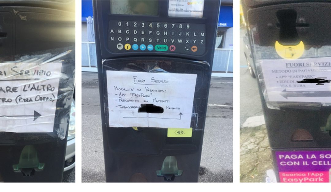 Parchimetri fuori servizio a Vibo Valentia