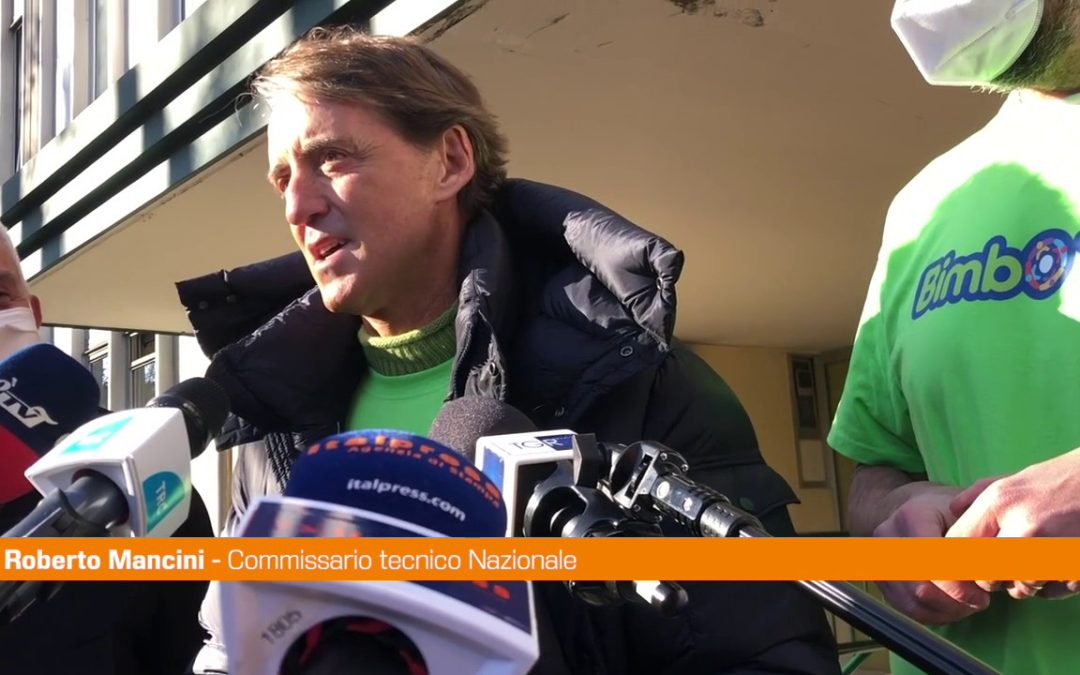Mancini “Speriamo di fare un regalo agli italiani”
