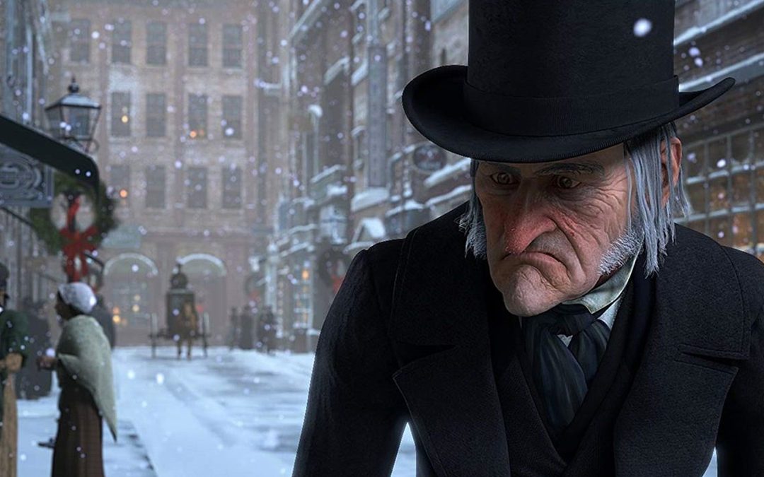 Il personaggio di Ebenezer Scrooge nel film A Christmas Carol del 2009
