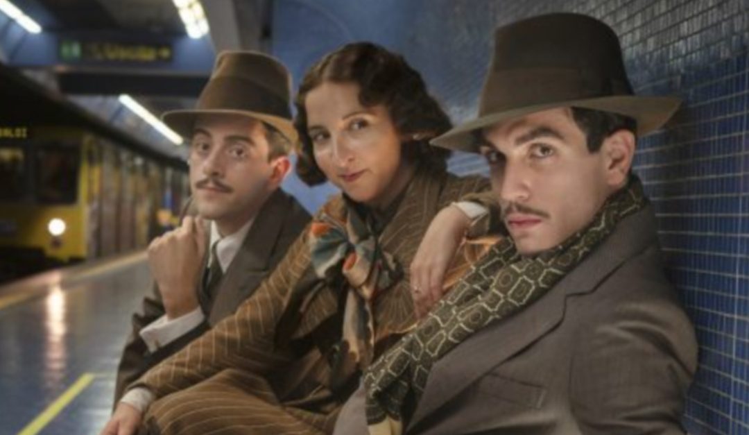 Domenico Pinelli, Anna Ferrajoli Ravel e Mario Autore in un'immagine promozionale del film
