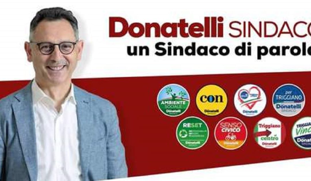 Un manifesto elettorale per Antonio Donatelli