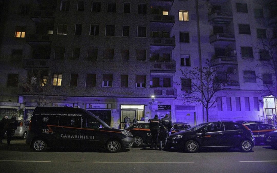 Il palazzo dove è avvenuto l'omicidio