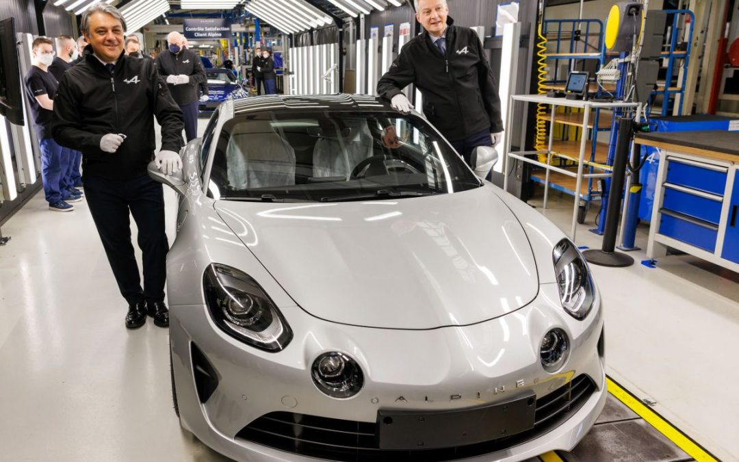 Alpine annuncia la produzione del nuovo crossover GT a Dieppe