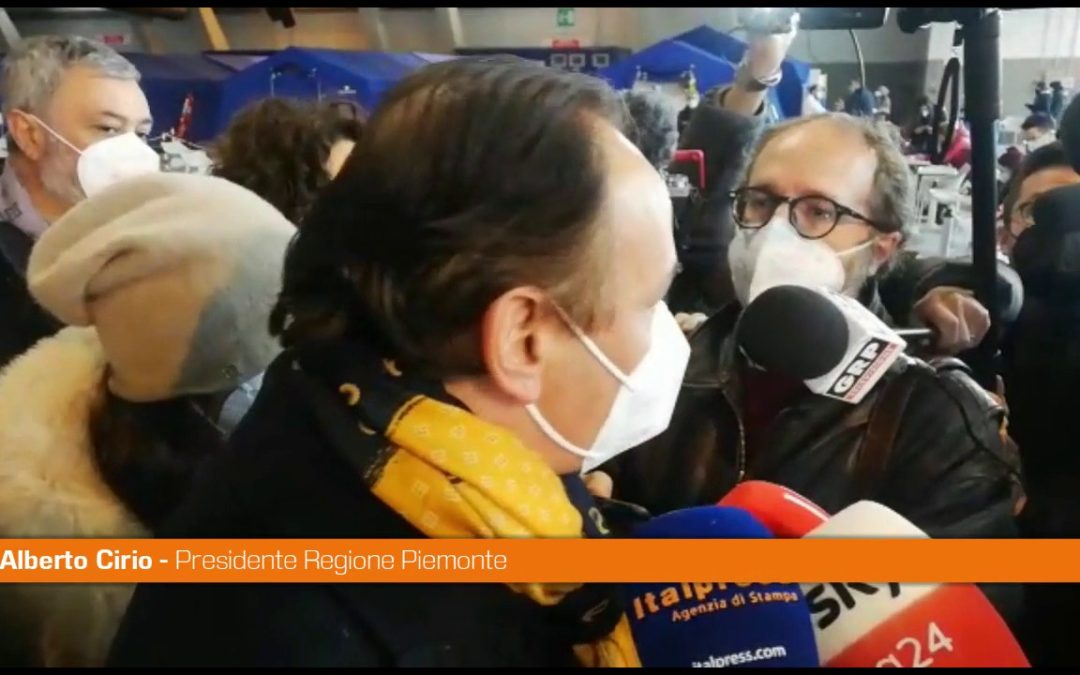 Covid, Cirio “I vaccini consentono di tenere il Paese aperto”