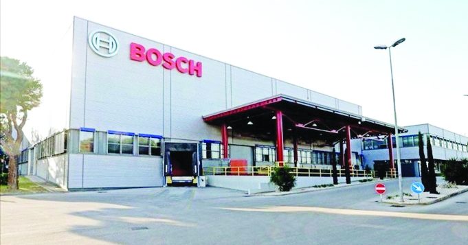 Lo stabilimento Bosch di Bari
