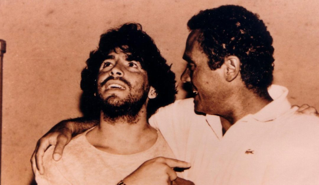 Gianni Di Marzio con Diego Armando Maradona