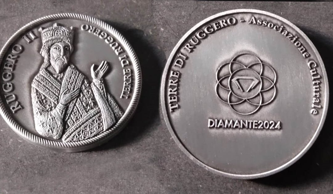 Un moneta per celebrare Ruggero II e Diamante aspirante capitale della cultura