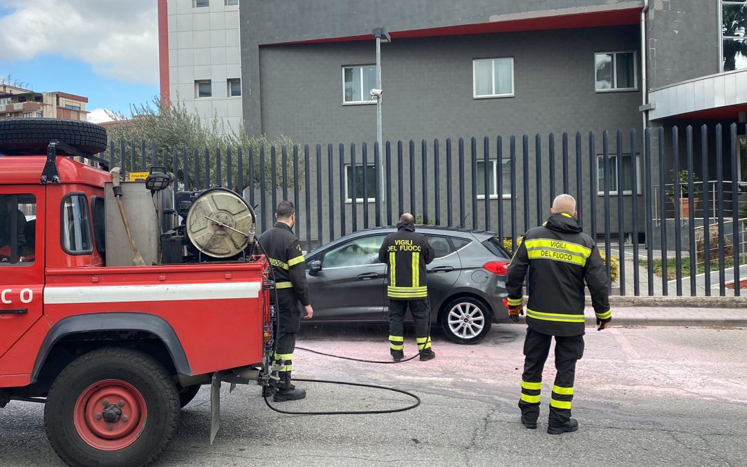 Il luogo dove si è dato fuoco