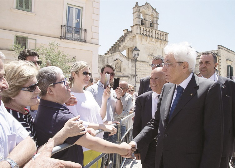 Mattarella nel primo settennato due volte a Matera