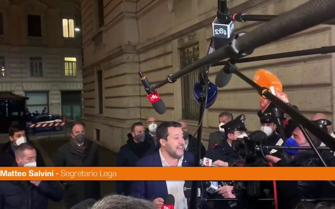 Quirinale, Salvini “Al lavoro per un presidente donna”