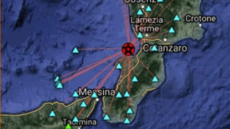 Forte scossa di terremoto in Calabria, sisma avvertito in diverse province