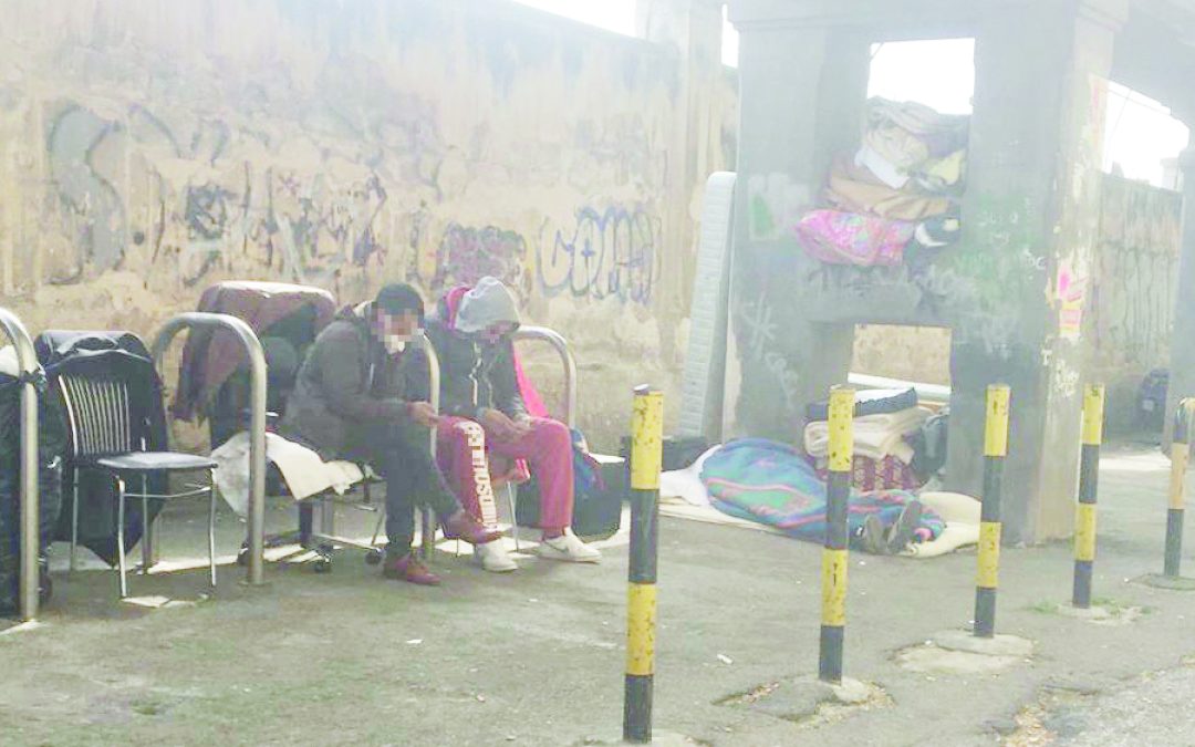 La zona sottostante il viadotto delle Ferrovie Appulo Lucane