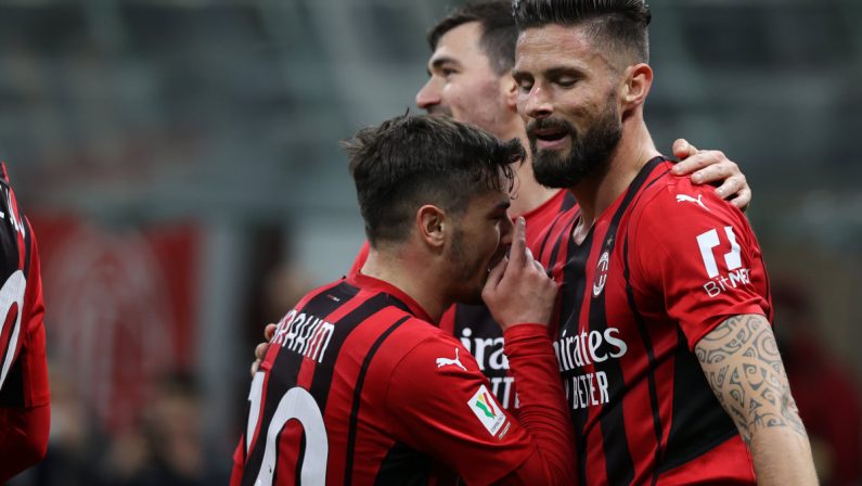 Milan in semifinale di Coppa Italia, 4-0 alla Lazio