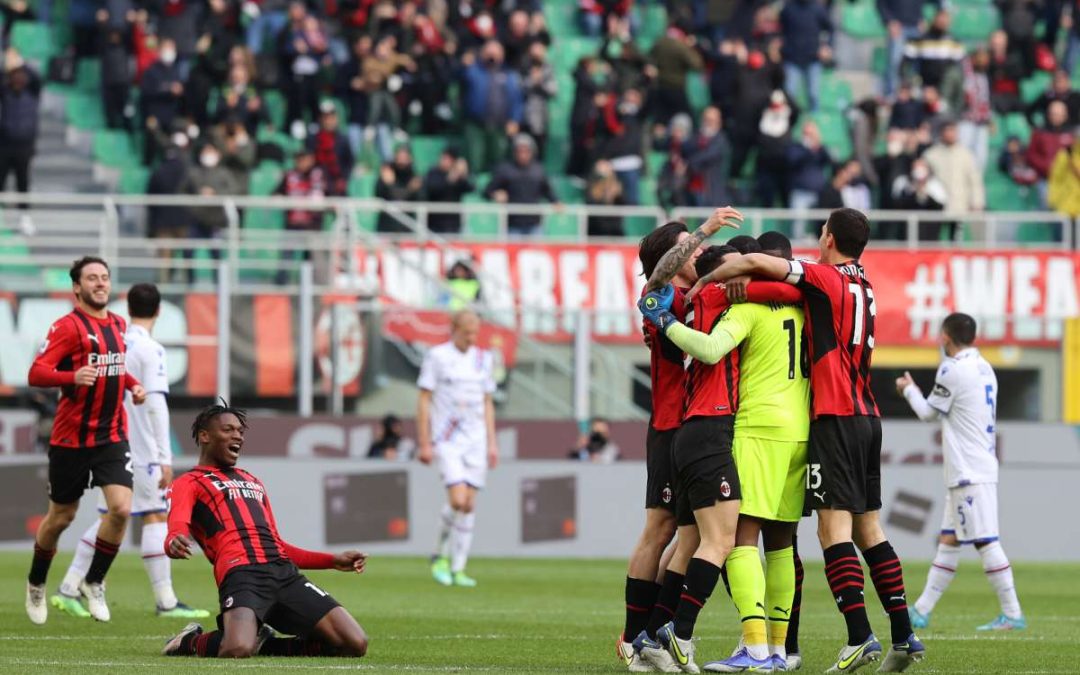 Milan-Sampdoria 1-0, Leao riporta i rossoneri in testa