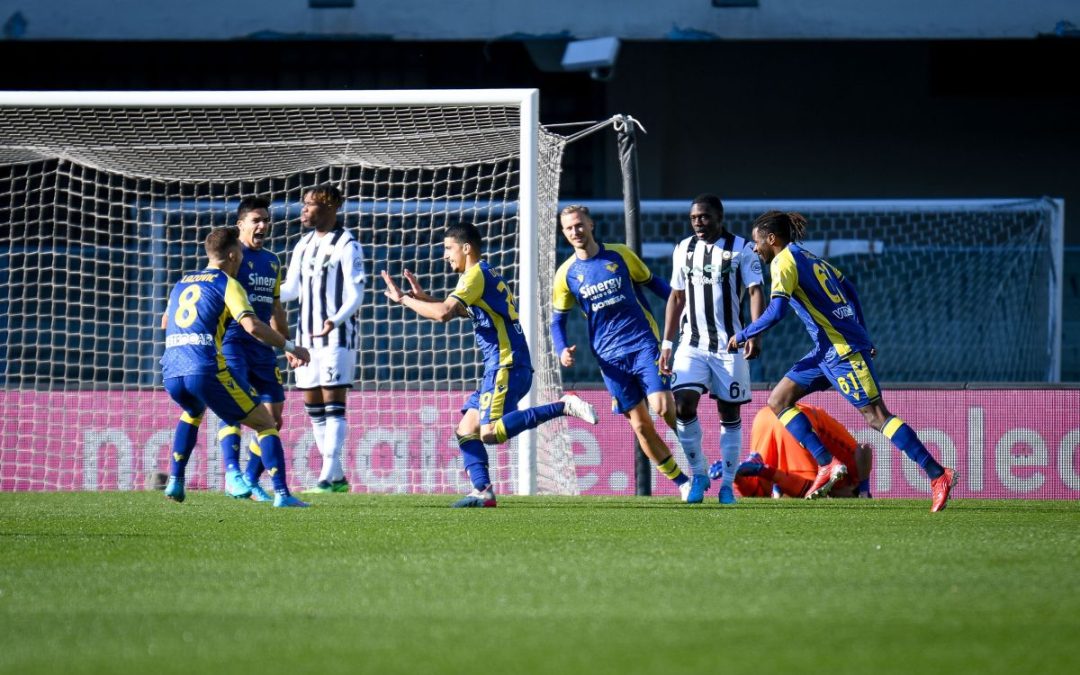 Poker del Verona al Bentegodi, strapazzata l’Udinese