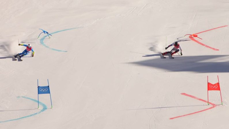 Italia fuori nei quarti nel team event di sci alpino