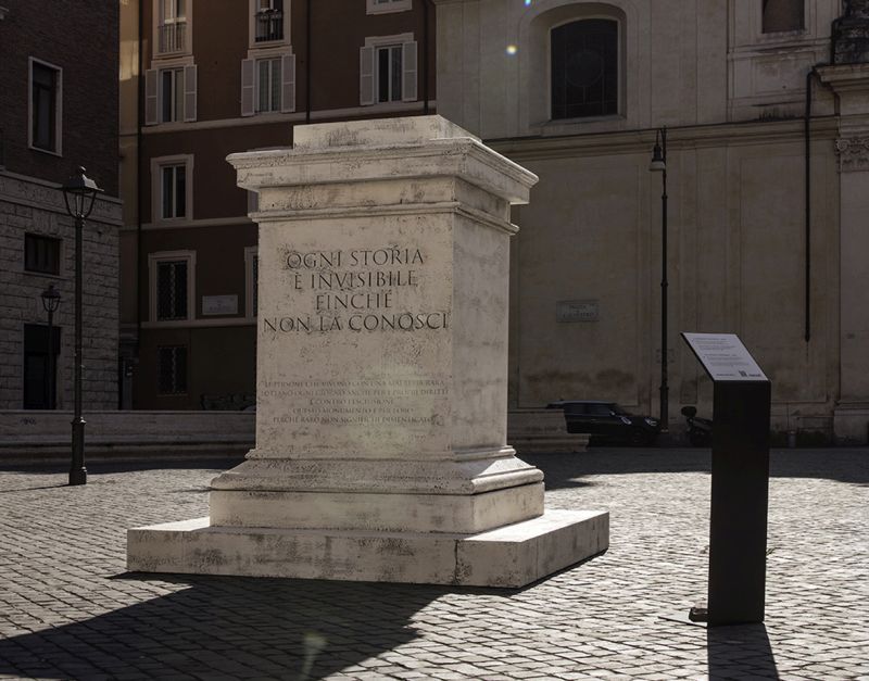 A Roma il “Monumento Invisibile” dedicato a milioni di storie rare