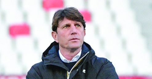 Calcio, l'allenatore Mignani commenta la sconfitta del Bari: «Dispiace per il risultato»