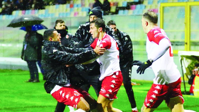 Il dopo derby Foggia- Bari, Mallamo: "Il gol più bello della carriera"