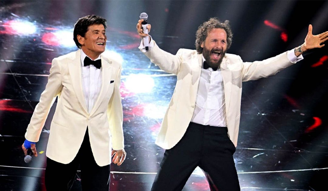 Gianni Morandi e Jovanotti a Sanremo