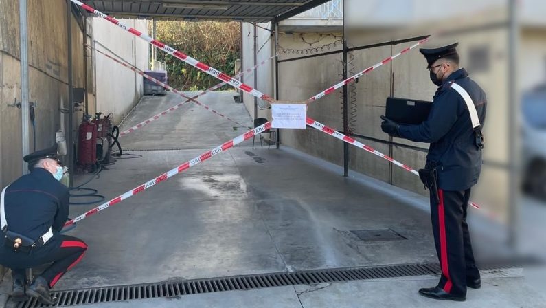 Scarichi e acqua irregolari, sequestrato autolavaggio nel Vibonese