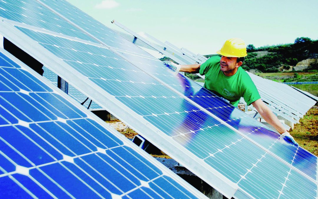 La sistemazione di un impianto fotovoltaico