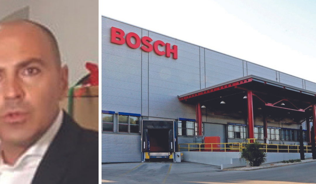 Giuseppe Boccuzzi segretario Csl Bari e lo stabilimento Bosch