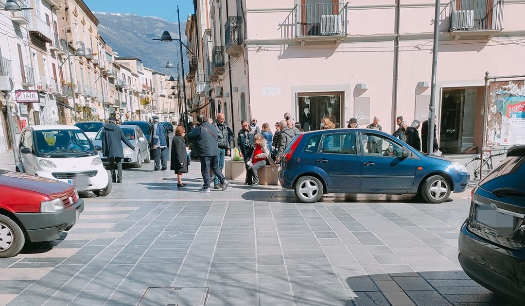 Il luogo dell'incidente a Castrovillari