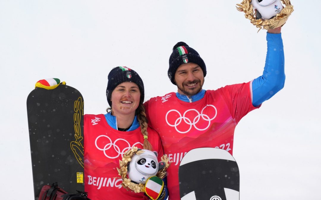 Moioli-Visintin argento nella mixed team di snowboardcross
