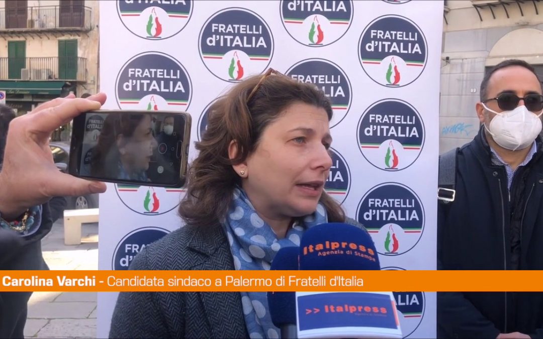 Elezioni Palermo, Varchi: “Vogliamo voltare pagina”