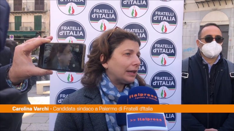 Elezioni Palermo, Varchi: “Vogliamo voltare pagina”