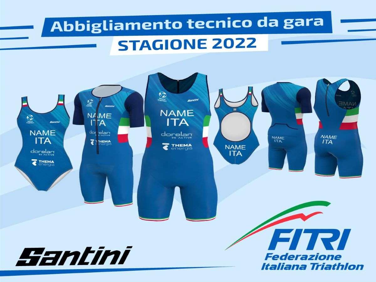 Presentati nuovi body della Nazionale italiana triathlon