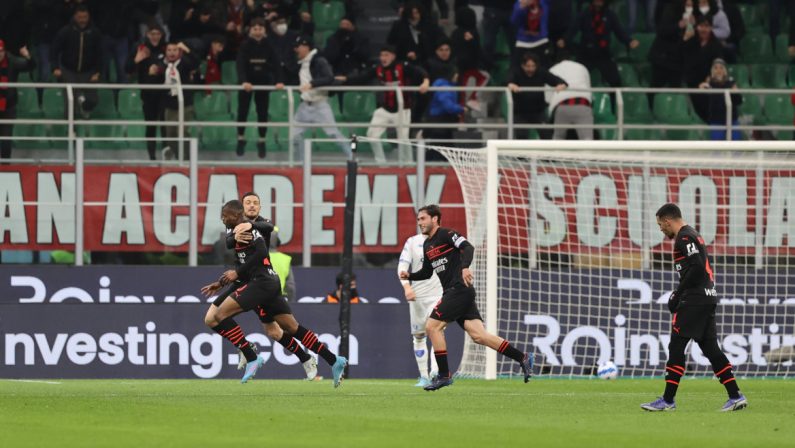 Milan-Empoli 1-0, a San Siro decide Kalulu